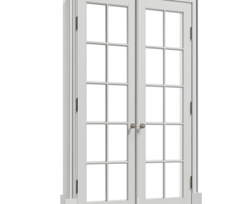 Simple European Style Double Door-ID:121159082