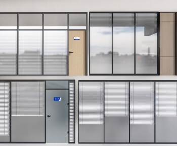 Modern Glass Screen Partition-ID:353544007