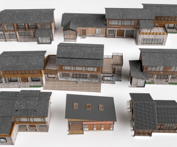 New Chinese Style Appearance Of Commercial Building-ID:586800638