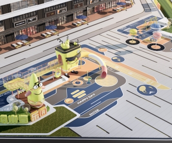 Modern Park Landscape-ID:505644083