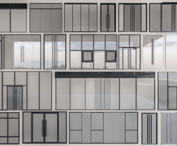 Modern Double Door-ID:405637035