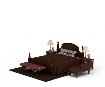 European Style Double Bed-ID:269031052
