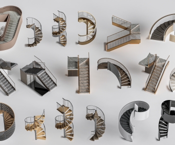 Modern Rotating Staircase-ID:880923991
