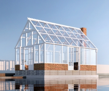 Modern Glass Sunshine Room-ID:384213928