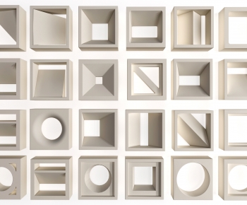 Modern Cement Brick Screen Partition-ID:883379943