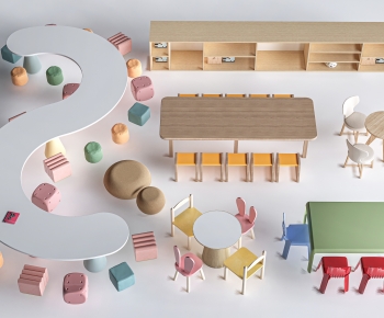 Modern Children's Table/chair-ID:473990924
