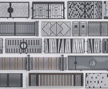 Modern Fence-ID:406460059