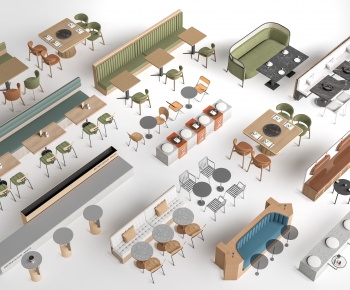 Modern Dining Table And Chairs-ID:492244961