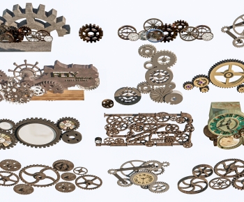 Industrial Style Sculpture Sketch-ID:503619915
