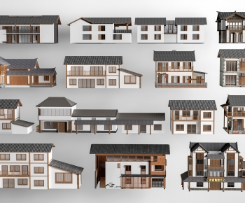 New Chinese Style Residential Building-ID:854003919