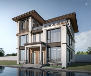 New Chinese Style Detached Villa-ID:770241986