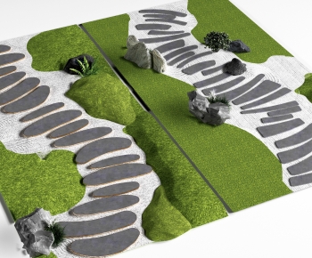 Chinese Style Garden-ID:443839074