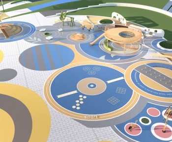 Modern Park Landscape-ID:163230999