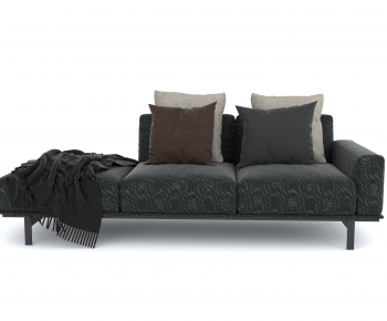 Modern Three-seat Sofa-ID:125639453