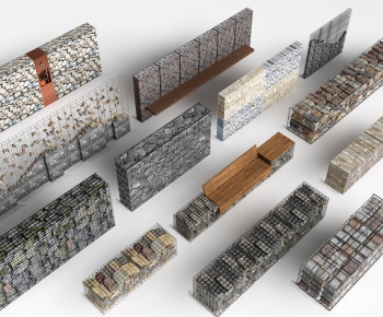 New Chinese Style Landscape Wall-ID:709934955