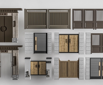 New Chinese Style Gate-ID:519958977