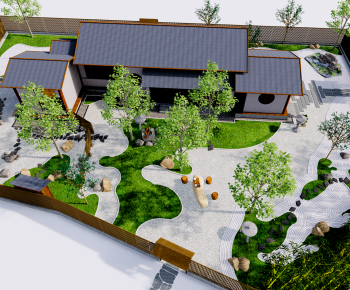 Japanese Style Courtyard/landscape-ID:504024987