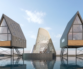 Modern Appearance Of Commercial Building-ID:775527959