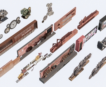Industrial Style Landscape Wall-ID:806333079
