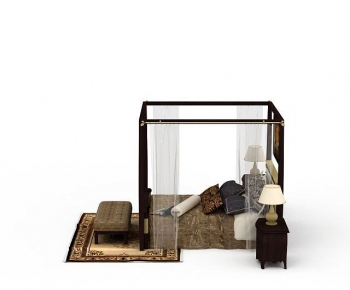 European Style Double Bed-ID:814313891