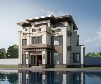 New Chinese Style Detached Villa-ID:549057968