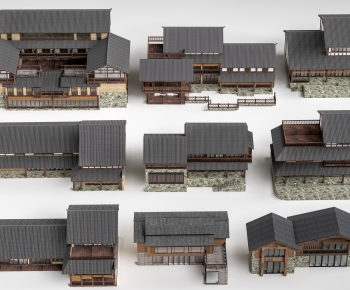 New Chinese Style Appearance Of Commercial Building-ID:618566041