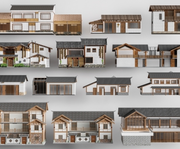 New Chinese Style Appearance Of Commercial Building-ID:935270822