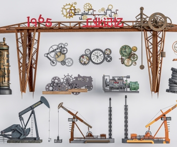 Industrial Style Sculpture Sketch-ID:599010025
