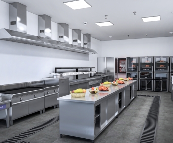 Modern Central Kitchen-ID:204341892