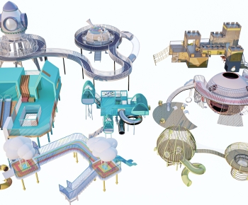 Modern Equipment For Children-ID:284025917