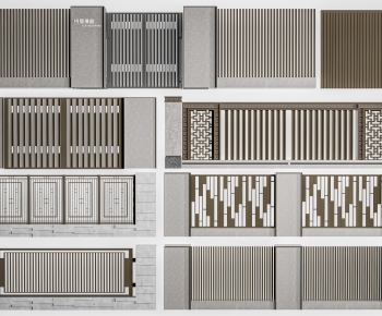 Modern Fence-ID:592520956