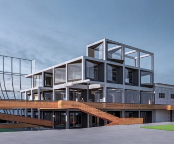 Modern Appearance Of Commercial Building-ID:175326113