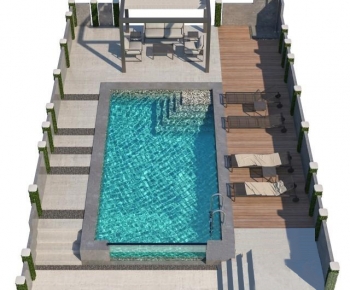 Modern Swimming Pool-ID:654360068