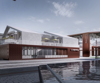 Modern Appearance Of Commercial Building-ID:798705107