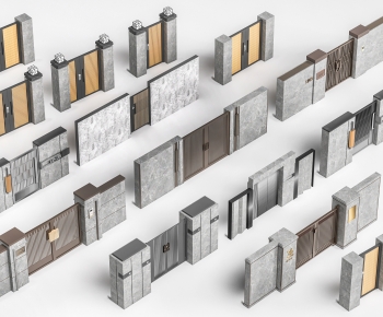 New Chinese Style Gate-ID:275110968