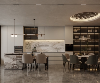 Modern Dining Room-ID:880474093