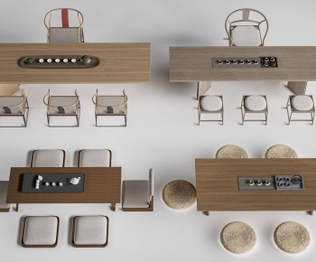 New Chinese Style Tea Tables And Chairs-ID:832182887