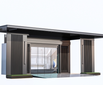 Modern Facade Element-ID:418962007