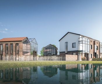 New Chinese Style Appearance Of Commercial Building-ID:395443927