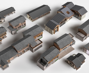 New Chinese Style Appearance Of Commercial Building-ID:609653955