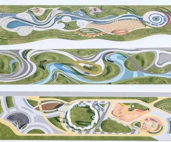 Modern Park Landscape-ID:267472983