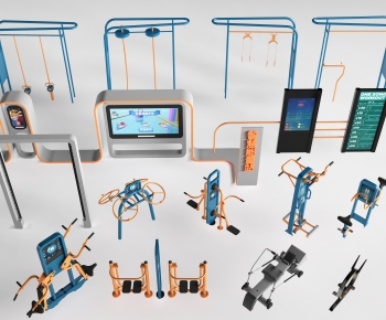 Modern Fitness Equipment-ID:434886939
