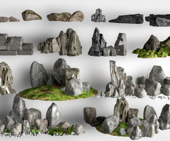 New Chinese Style Rockery Waterscape-ID:267537126