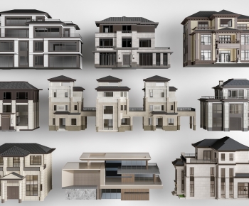 New Chinese Style Detached Villa-ID:876901128