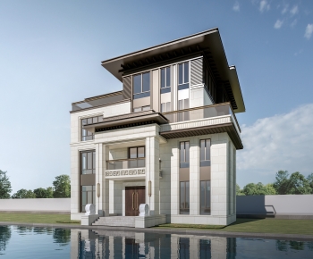 New Chinese Style Detached Villa-ID:632926942