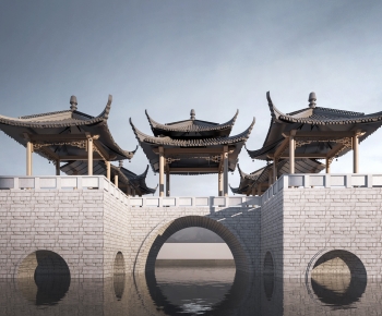 Chinese Style Bridge-ID:752245907