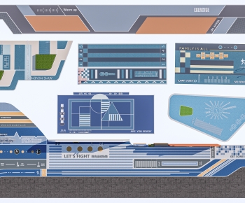 Modern Park Landscape-ID:969911106