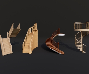 European Style Rotating Staircase-ID:205466031