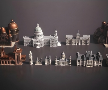 European Style Appearance Of Commercial Building-ID:142755039