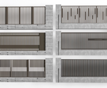 Modern Fence-ID:660733948